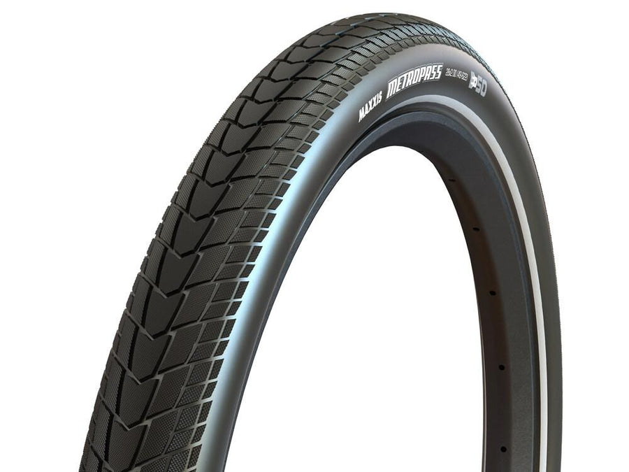 Maxxis MetroPass Pro 28x2.40 (61-622) E-Bike E-50, Drahteifen, MaxxProtect UrbanPro, ECE-R75, 4 Season, Reflex