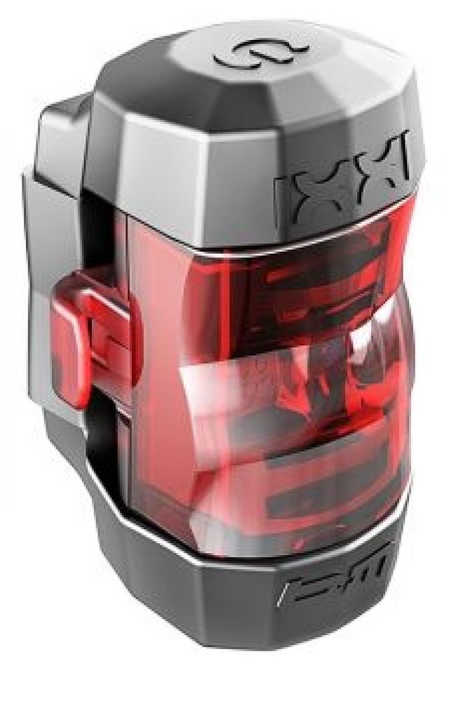 Busch&Müller IXXI LED-Rücklicht StVZO in Rot für Fahrräder.