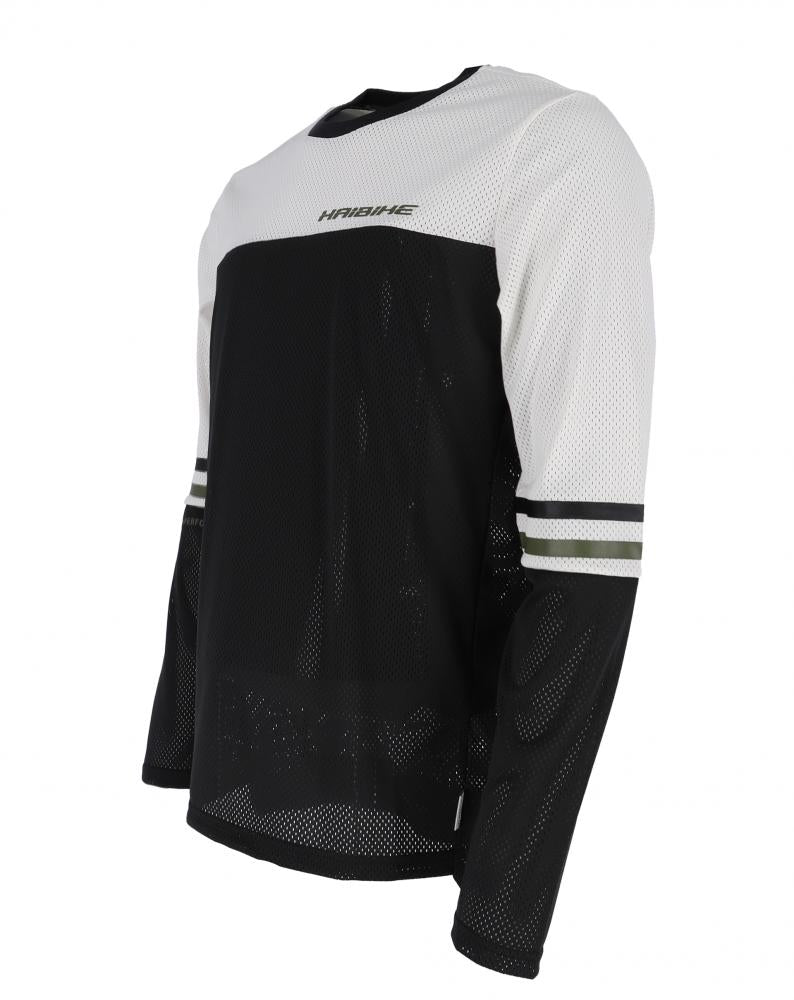 Haibike Hochries Freeride Langarmshirt - XXL, schwarz/multi