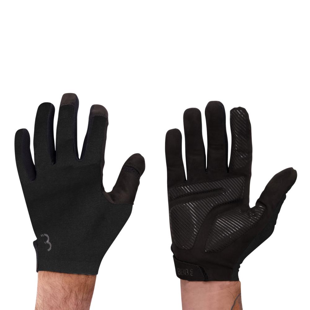 BBB Cycling Handschuhe Explorer Comfort L schwarz - gepolsterte Radhandschuhe für langen Komfort