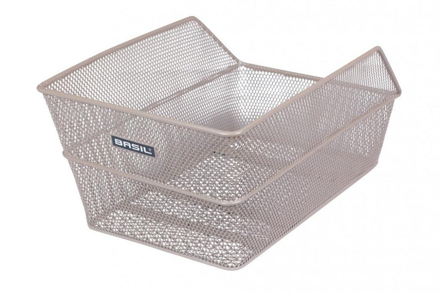 Hinterradkorb Basil Cento nude metallic, engmaschig, Stahl, FM