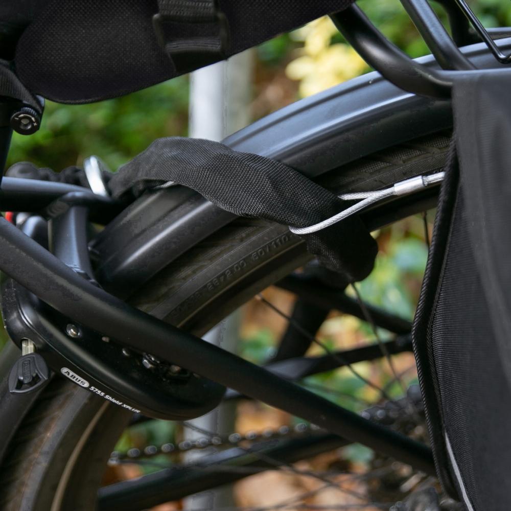 Haberland Einzeltasche 16l Safe schwarz - sichere, formstabile Gepäckträgertasche
