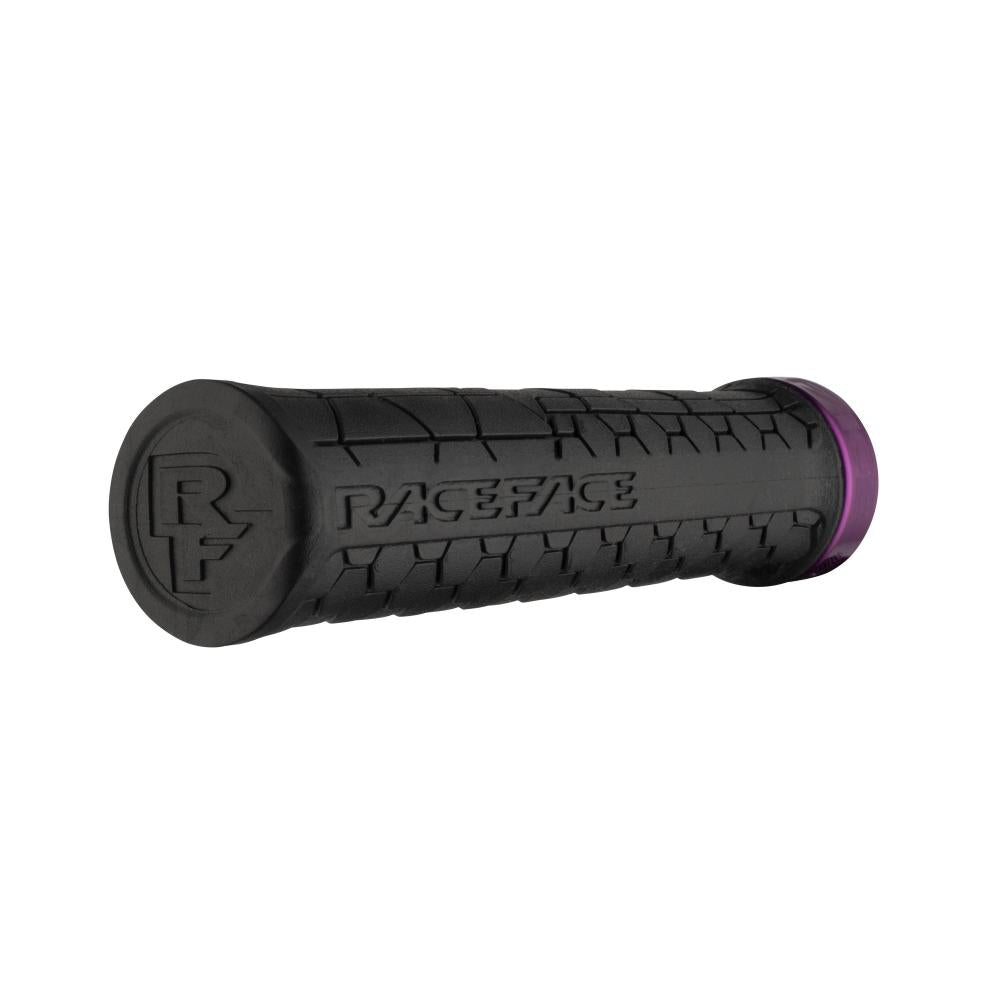 Race Face Getta Grip Lock-On Griff, 33mm, lila/schwarz - sicherer Halt und Komfort