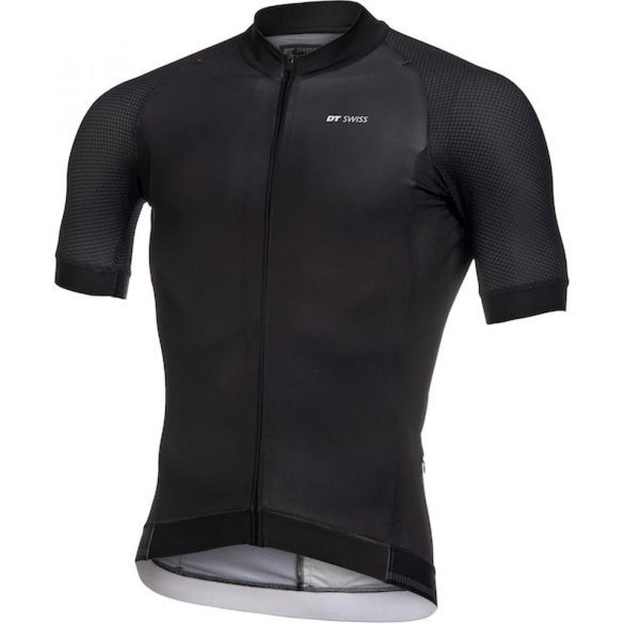 DT Swiss Trikot New Road schwarz S Schwarz - atmungsaktives Rennrad-Trikot für lange Touren