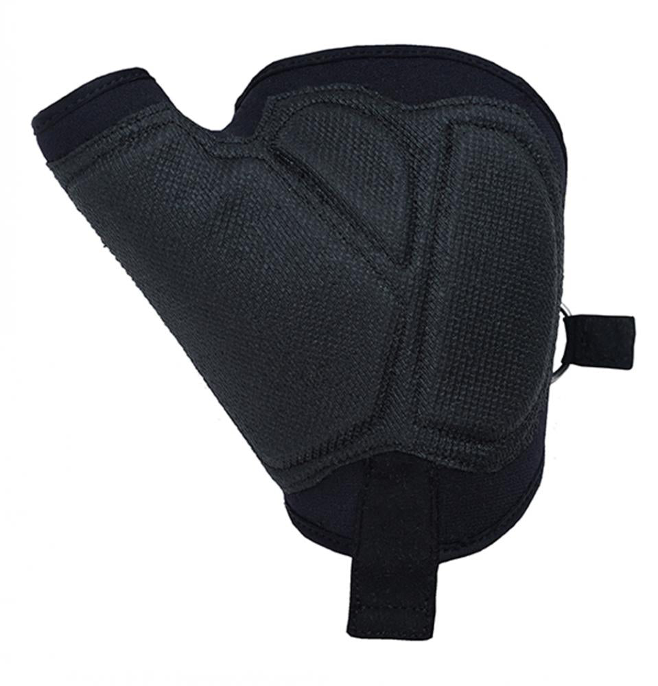 CHIBA Tetra - Rollstuhl-Handschuhe XXL schwarz mit Gelpolster & Aramid-Besatz