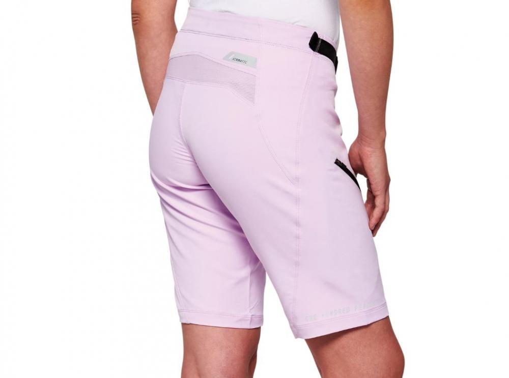 100% Airmatic Womens Shorts L Lavender - komfortable All-Mountain Bikeshorts