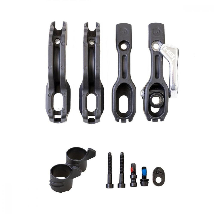MAGURA HSi-Adapter komplett für eine Bremse, schwarz - präzise Montage für HS-Bremsen