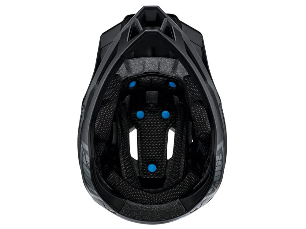 100% Trajecta helmet w/Fidlock S black - leichter Fullface-Helm mit Top-Belüftung