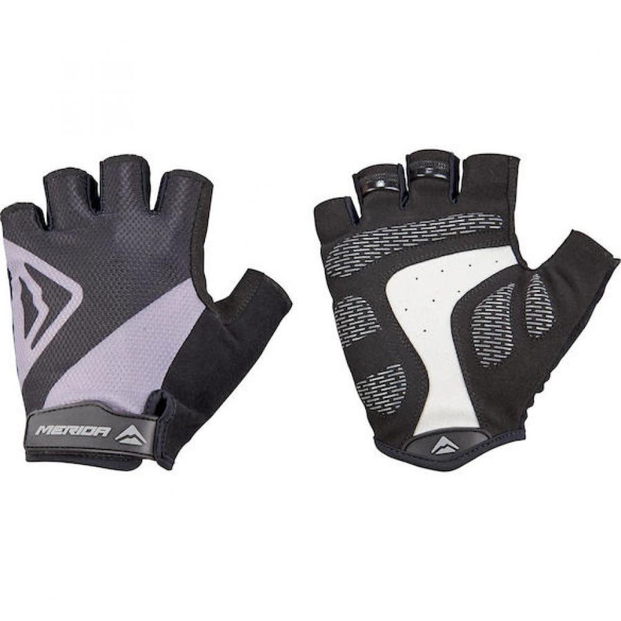 Merida Handschuhe CLASSIC schwarz/grau M Schwarz/grau - gepolsterte Radhandschuhe mit GEL-Komfort