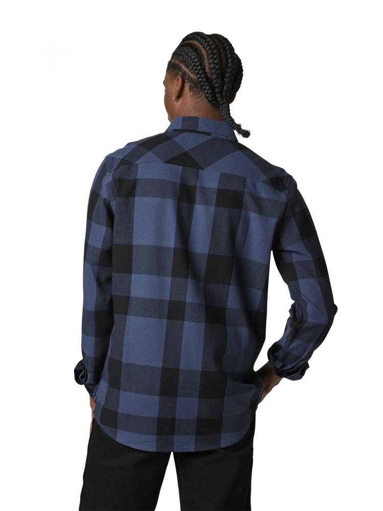 FOX VOYD 2.0 FLANNEL Deep Cobalt Größe XL