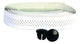 Procraft Lenkerband Microfiber 1800 mm Weiß - leicht, griffig und schweißabsorbierend