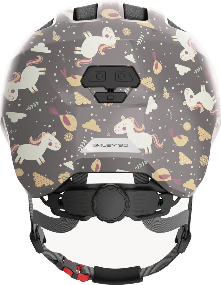 Abus Kinderhelm Smiley 3.0 grey horse S 45 bis 50cm
