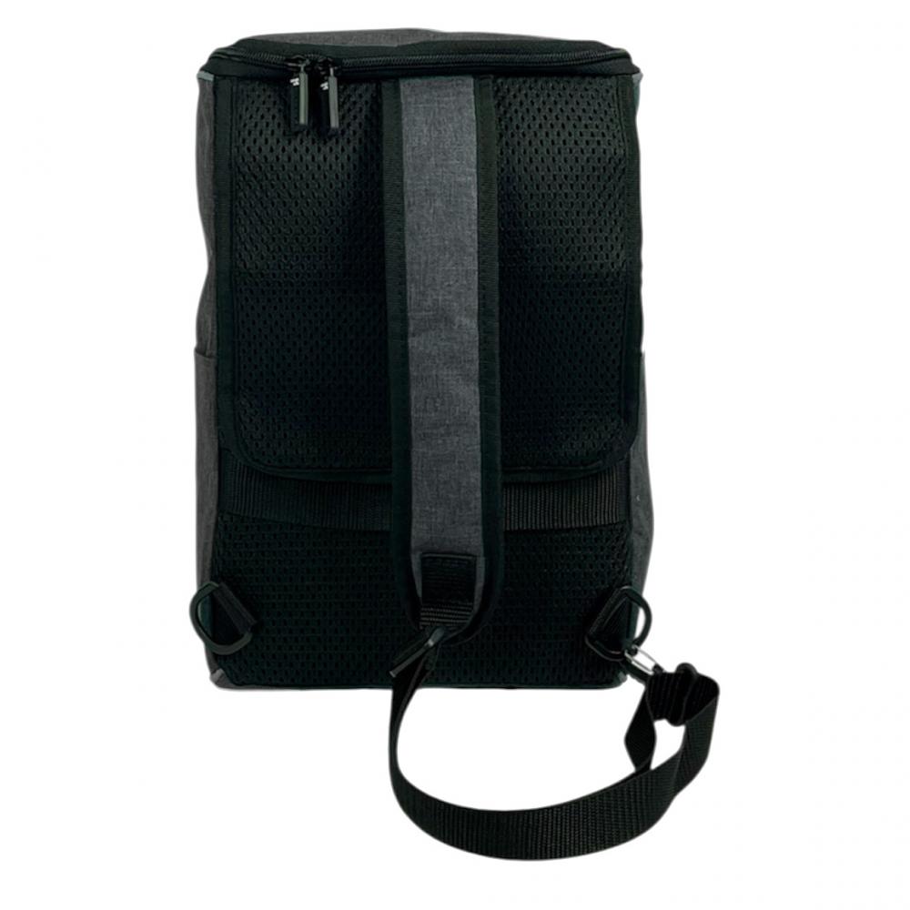 Haberland Lenkertasche Slingbag für KLICKfix anthrazit/reflex - praktische Bike-Umhängetasche