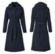 Basil Fahrrad Regentrenchcoat Mosse Damen night blue Größe S