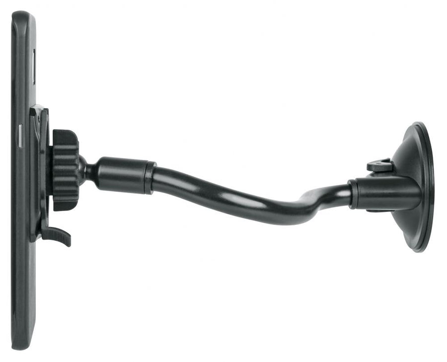 SKS COMPIT FLEXX Smartphone-Halterung  flexible Handyhalterung mit Flexarm und Saugnapf für alle glatten Oberflächen, ideal für Auto, Küche und Arbeitsplatz