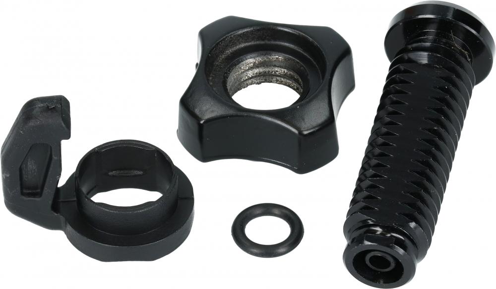 SHIMANO Einstellschraube BR-9000 HR für Fahrradbremsen, Set aus gerippter Schraube, Sternmutter, Klemmteil und O-Ring.