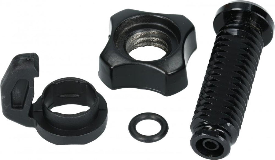 SHIMANO Einstellschraube BR-9000 HR für Fahrradbremsen, Set aus gerippter Schraube, Sternmutter, Klemmteil und O-Ring.