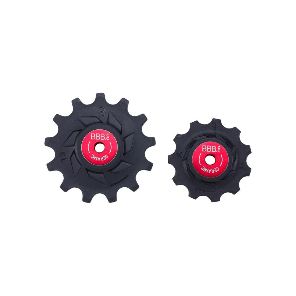 BBB Cycling RollerBoys Schaltröllchen 11T-13T schwarz - laufruhiges Tuning für dein Schaltwerk