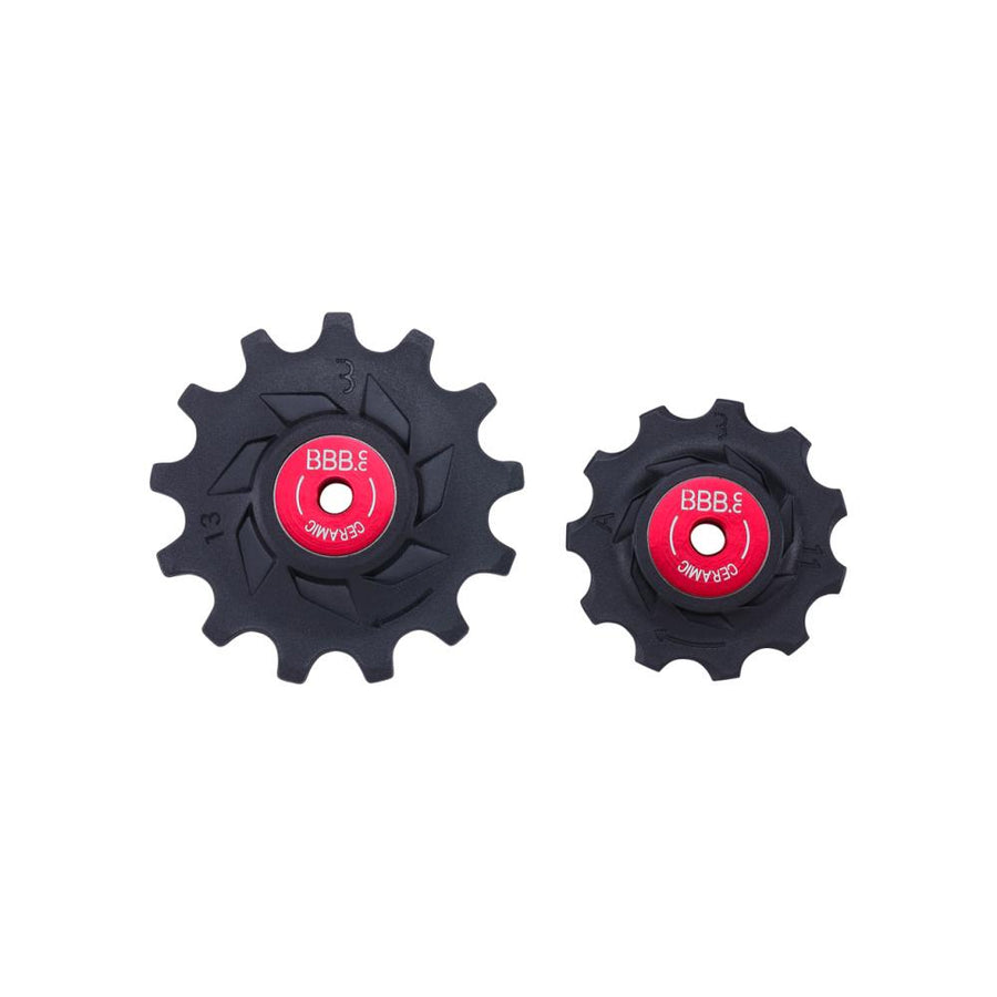 BBB Cycling RollerBoys Schaltröllchen 11T-13T schwarz - laufruhiges Tuning für dein Schaltwerk