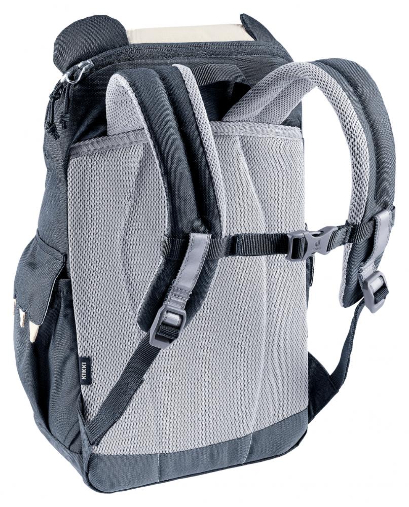 Deuter Kikki Kinderrucksack 8 Liter black-bone - leichter Kindergarten-Rucksack mit gepolsterten Schultergurten