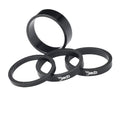 DEDA Alu Spacer 1 1/8 Zoll 3 Millimeter 10 Stück schwarz-matt - 6061 Aluminium - Steuersatz Spacer Kit