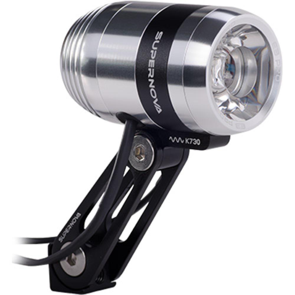 Supernova E3 Pro 2 Dynamoscheinwerfer, silber - helle, zuverlässige Lichtlösung für Pendler