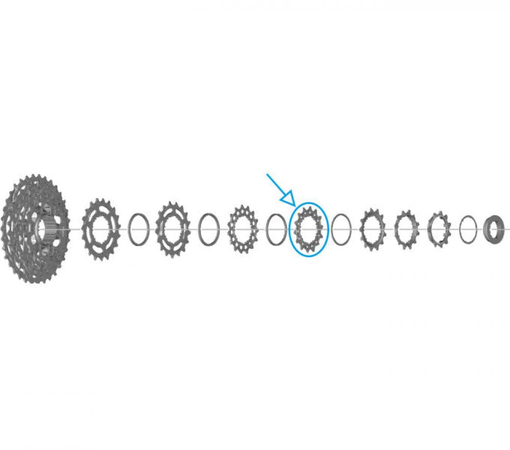 SHIMANO Ritzel für CS-R7100 - 14 Zähne