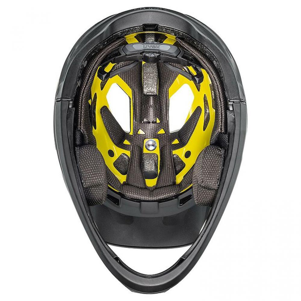 Uvex Revolt MIPS MTB-Helm all black matt 52-57cm - MIPS, abnehmbarer Kinnbügel, 16 Belüftungen, IAS-System