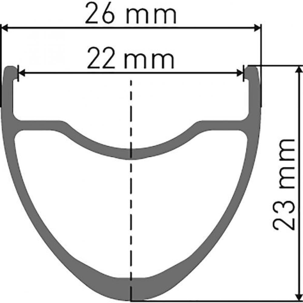DT Swiss Felge R 500 Disc 27,5" 32 Loch Schwarz - robuste Allround-Disc-Felge