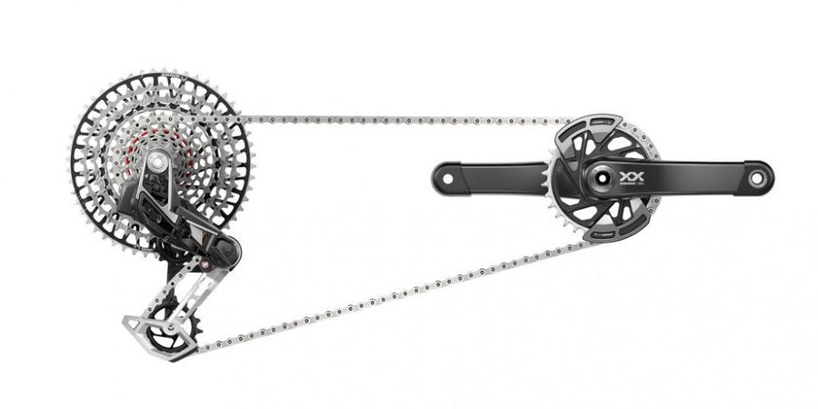 SRAM Kit XX AXS Eagle Transmission 170 mm - Highend 1x12-Antrieb mit T-Type Technologie