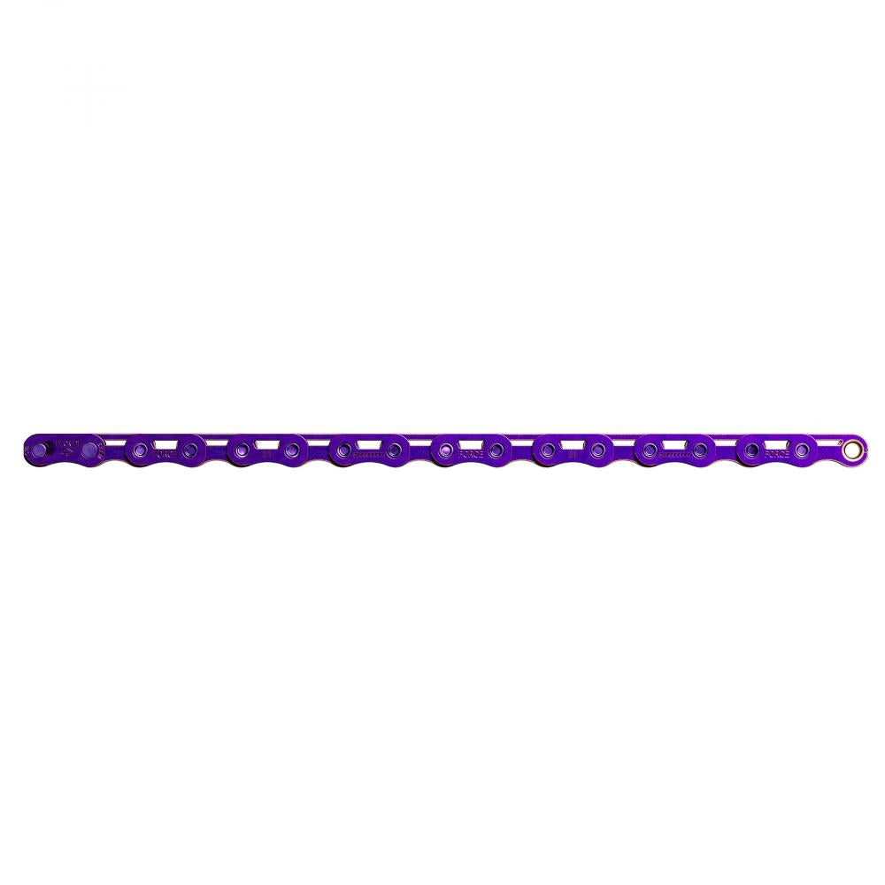 SRAM PC Force AXS E1 Kette 126 Glieder lila - leichte - haltbare Schaltperformance