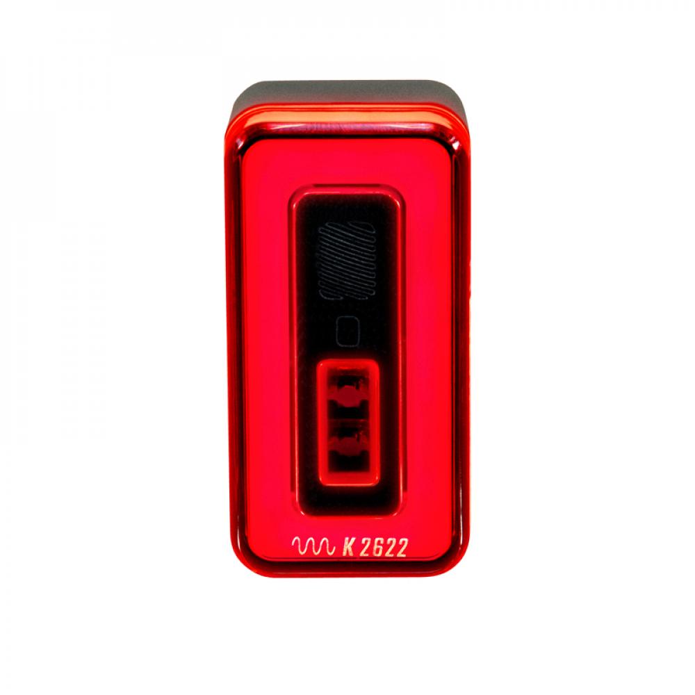 HIRO Sigma Licht HIRO 70 Akku-Rücklicht Schwarz - USB-C - Bremslicht 500m Sichtweite