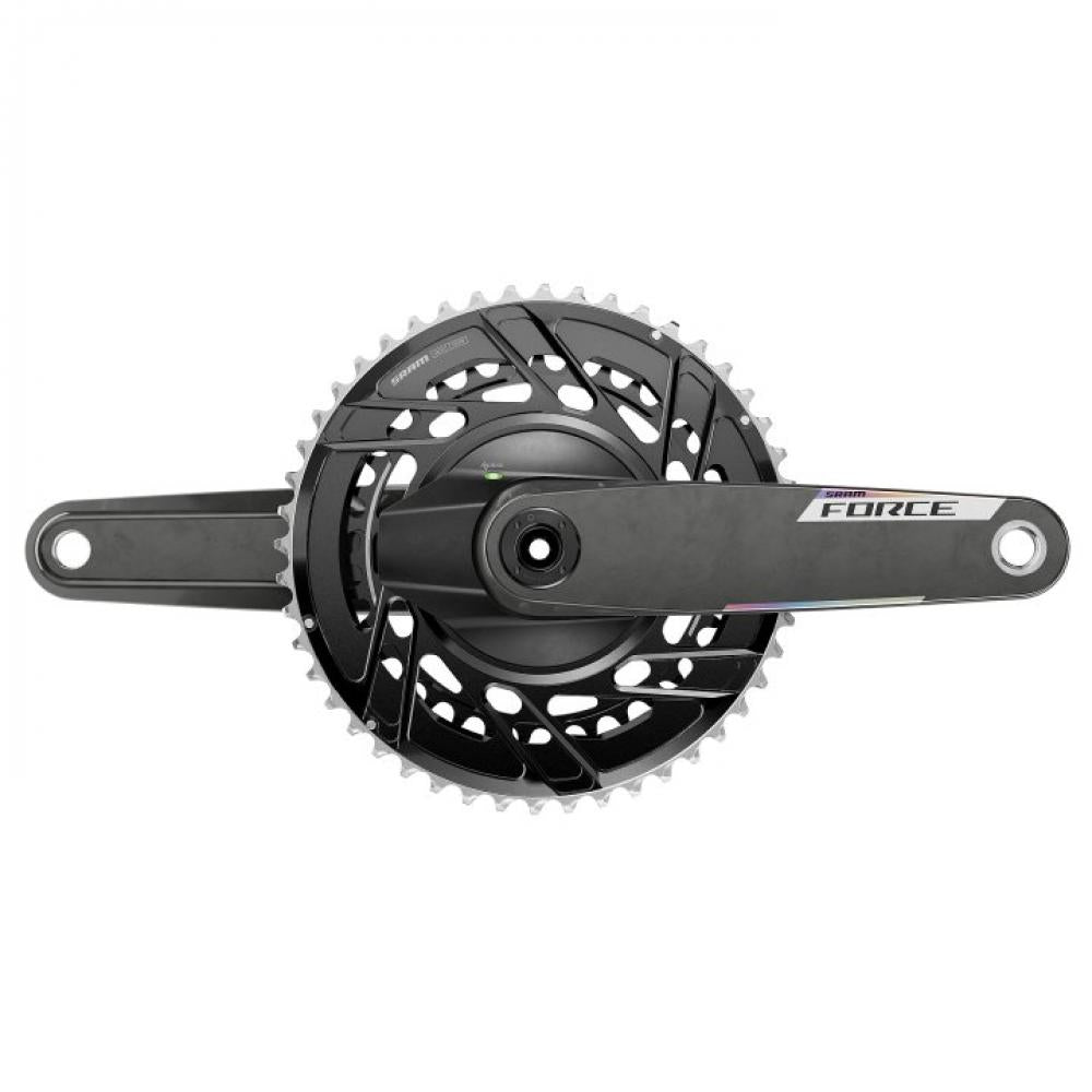 SRAM Quarq Force E1 Powermeter Kurbelgarnitur 175mm 50-37T - Präzise Leistungsmessung