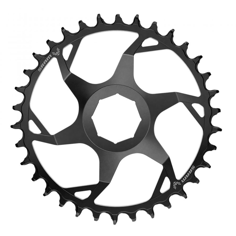 Kettenblatt SRAM E-MTB T-Type Eagle 36 Z., Stahl, sw, 12-fach, DM, für Brose