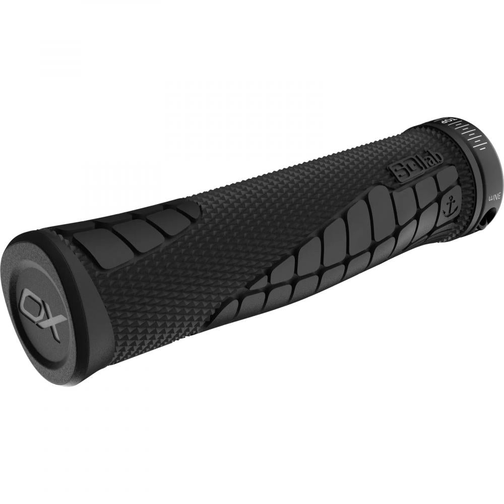 SQlab 7OX 2.0 Pro Lenkergriffe S 139mm Schwarz ? Ergonomische MTB-Griffe mit Soft Compound - 22 2mm Klemmung