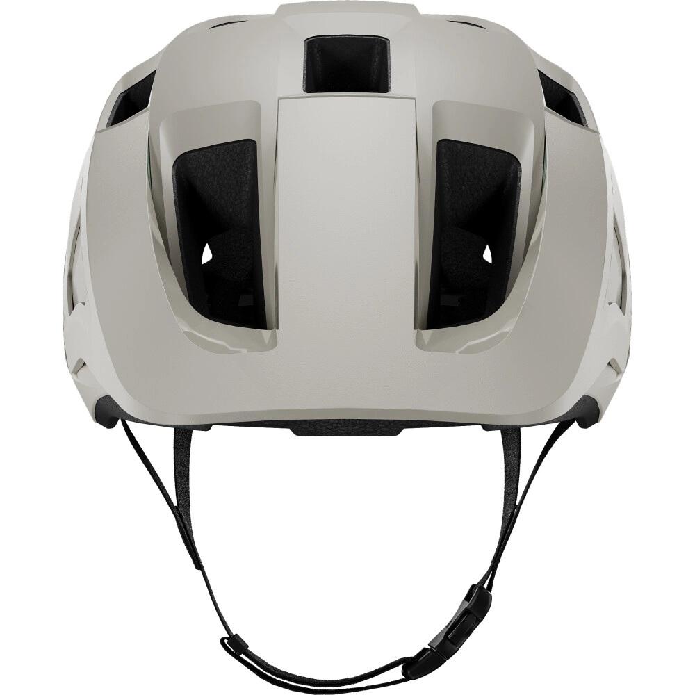 LAZER Lupo KinetiCore MTB Helm - matt weiß - sicherer Trail-Helm mit starker Belüftung