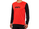 100% Ridecamp Long Sleeve Jersey XL Red/Black - atmungsaktives MTB-Trikot für lange Trail-Tage