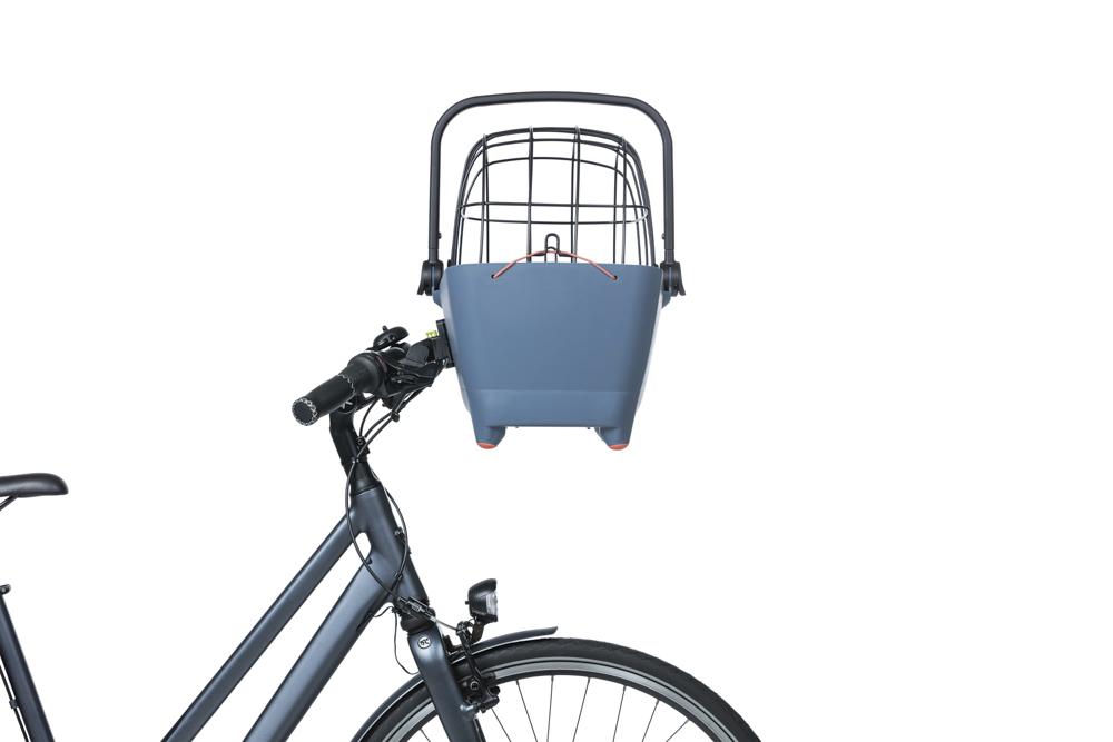 Basil Buddy KF Hundefahrradkorb - 32 l, Faded Denim