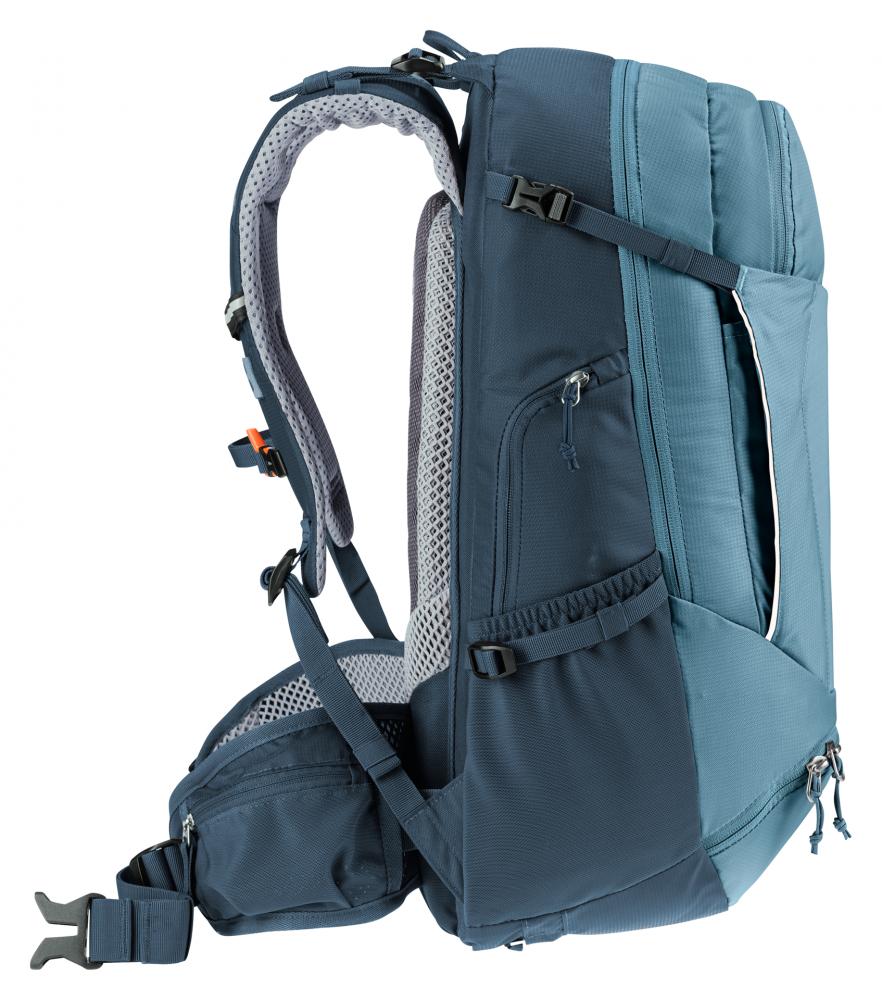 Deuter Trans Alpine 30 Fahrradrucksack Weiß - MTB-Rucksack für Mehrtagestouren
