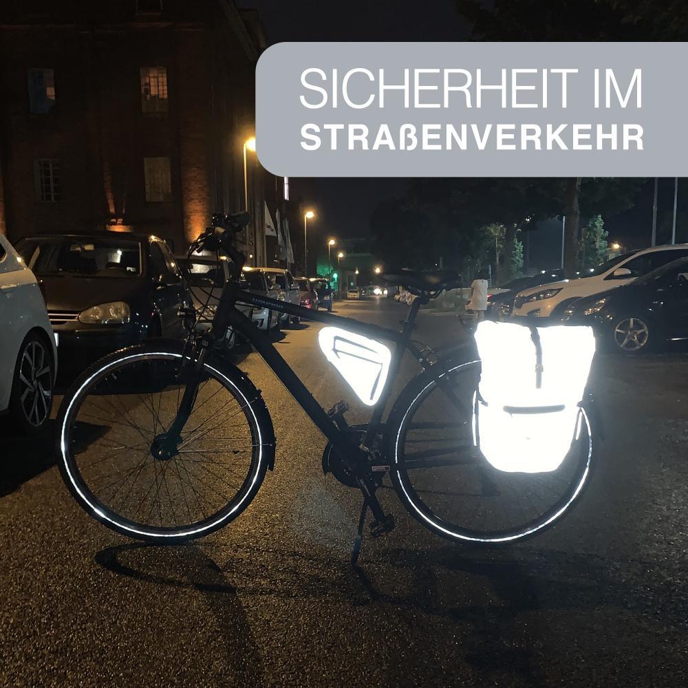 Valkental Rucksack ValkOne 3in1 Fahrradtasche Grau