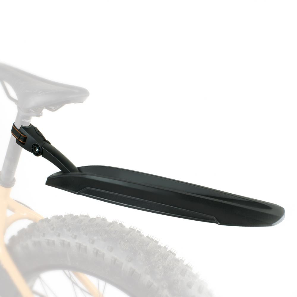 SKS Schutzblechset Fat Board Schwarz - Robuste MTB Steckschutzbleche für Fatbikes, vorne & hinten, einfache Montage, optimaler Spritzschutz