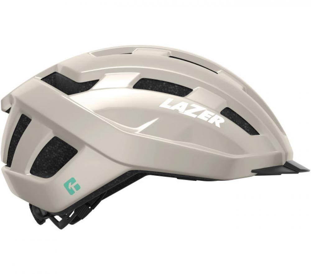 LAZER Helm Codax KinetiCore Freizeit Ice Grey Unisize 54-61 cm - sicherer Allround-Fahrradhelm