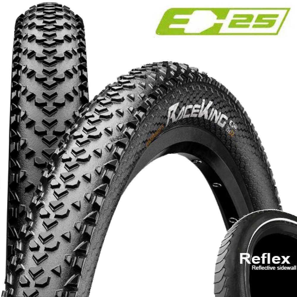 Continental Reifen Race King 27 - Drahtreifen - 5x2 20 Zoll 55-584 schwarz Reflex E-25 Draht