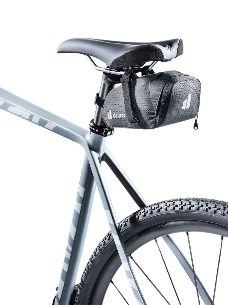 Deuter Bike Bag 0.8L Satteltasche Schwarz - Leicht, reflektierend & nachhaltig