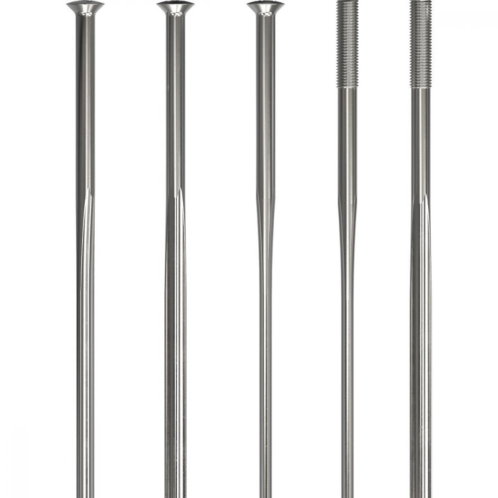DT Swiss Speiche Revolite Straightpull 2.0/2.3/1.3 294 mm Silber - leichte, langlebige Laufradlösung