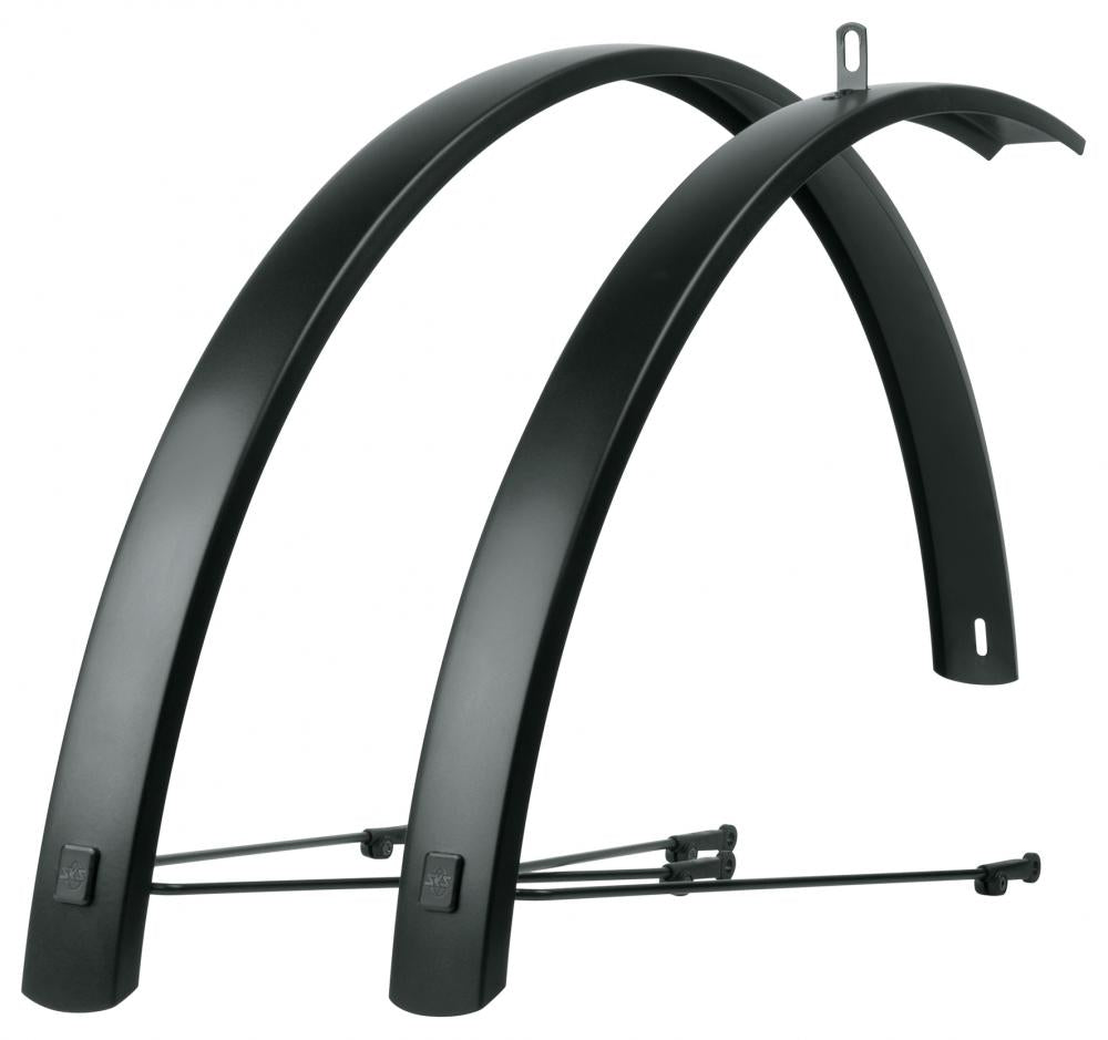 SKS EDGE AL 46 Schutzblech-Set 28 Zoll 46 mm Schwarz