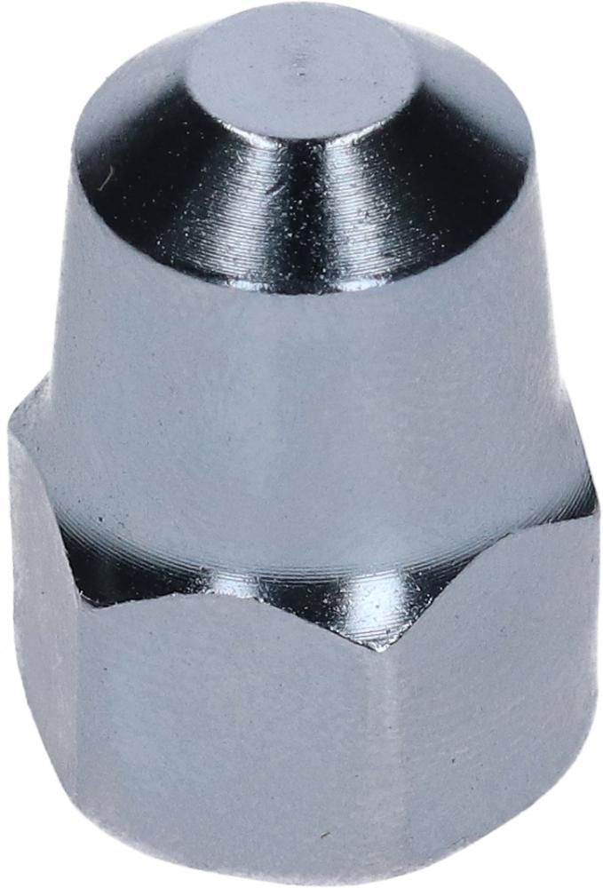 Silberne Shimano Alfine SG-S700 Hutmutter 3/8 Zoll für Fahrrad-Nabenschaltungen.