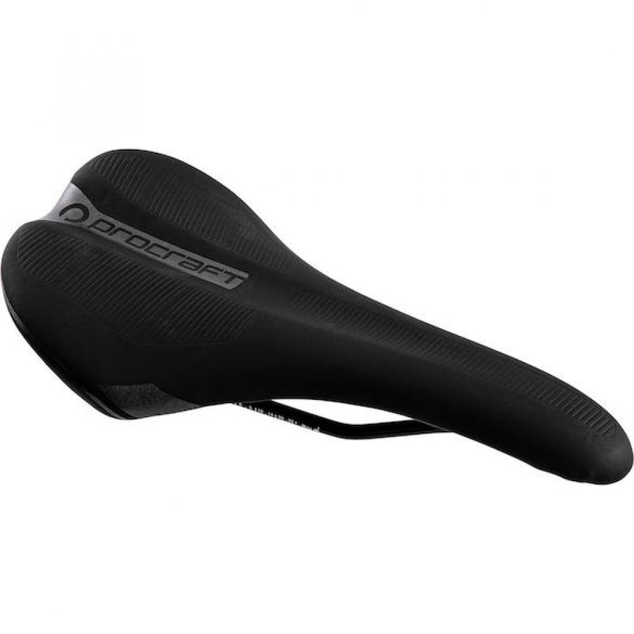 Procraft Sattel Race 278 x 140 mm Schwarz - sportlicher Rennrad-Komfort