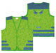 Wowow Sicherheitsweste Nutty Jacket für Kinder grün mit Refl Streifen Größe L