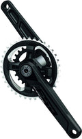 FSA Kurbelgarnitur Afterburner Modular Megaexo 2x 175 mm Schwarz - leichte Performance-Kurbel